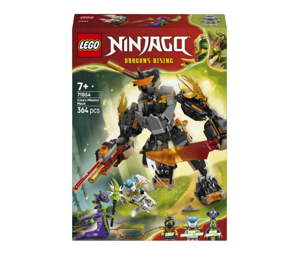 LEGO NINJAGO 71854 Mech specjalny Cole’a i Zane w smoczej zbroi - 1473537 - zdjęcie